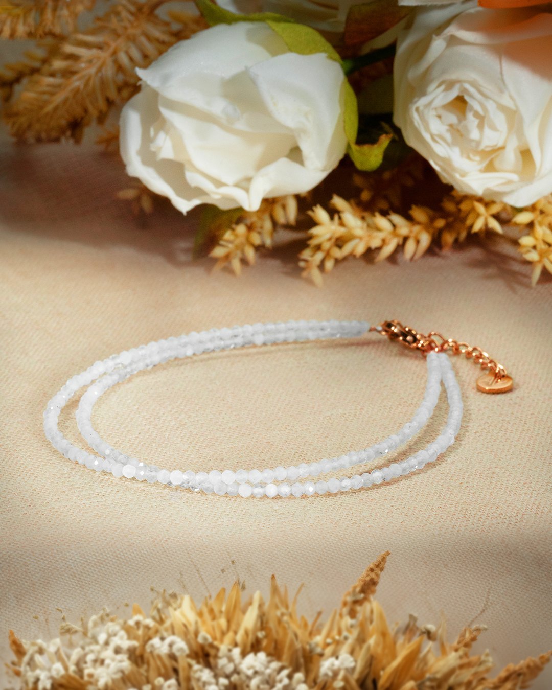 Packshot Bracciale  Pietra di luna Millaziane