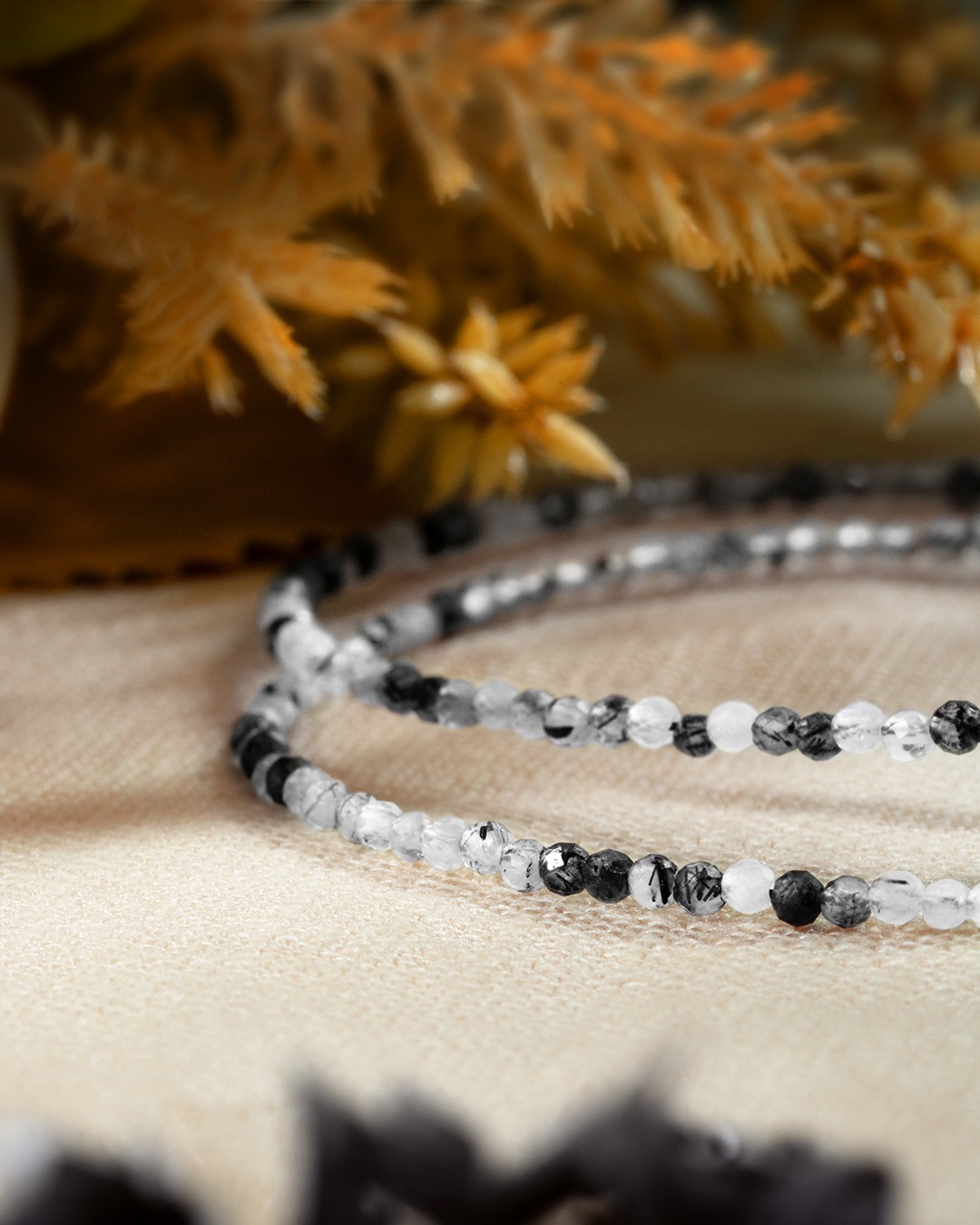 Packshot Bracciale  Quarzo rutilato tormalinato Riminiane
