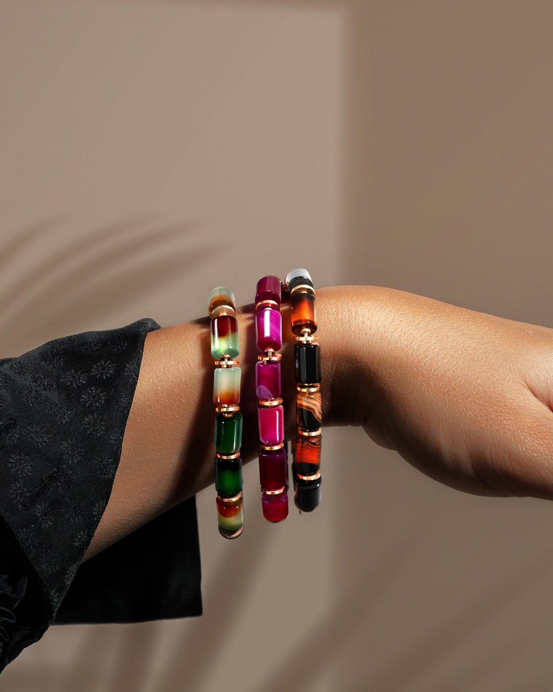 Packshot Bracciale Agata di pavone Procida