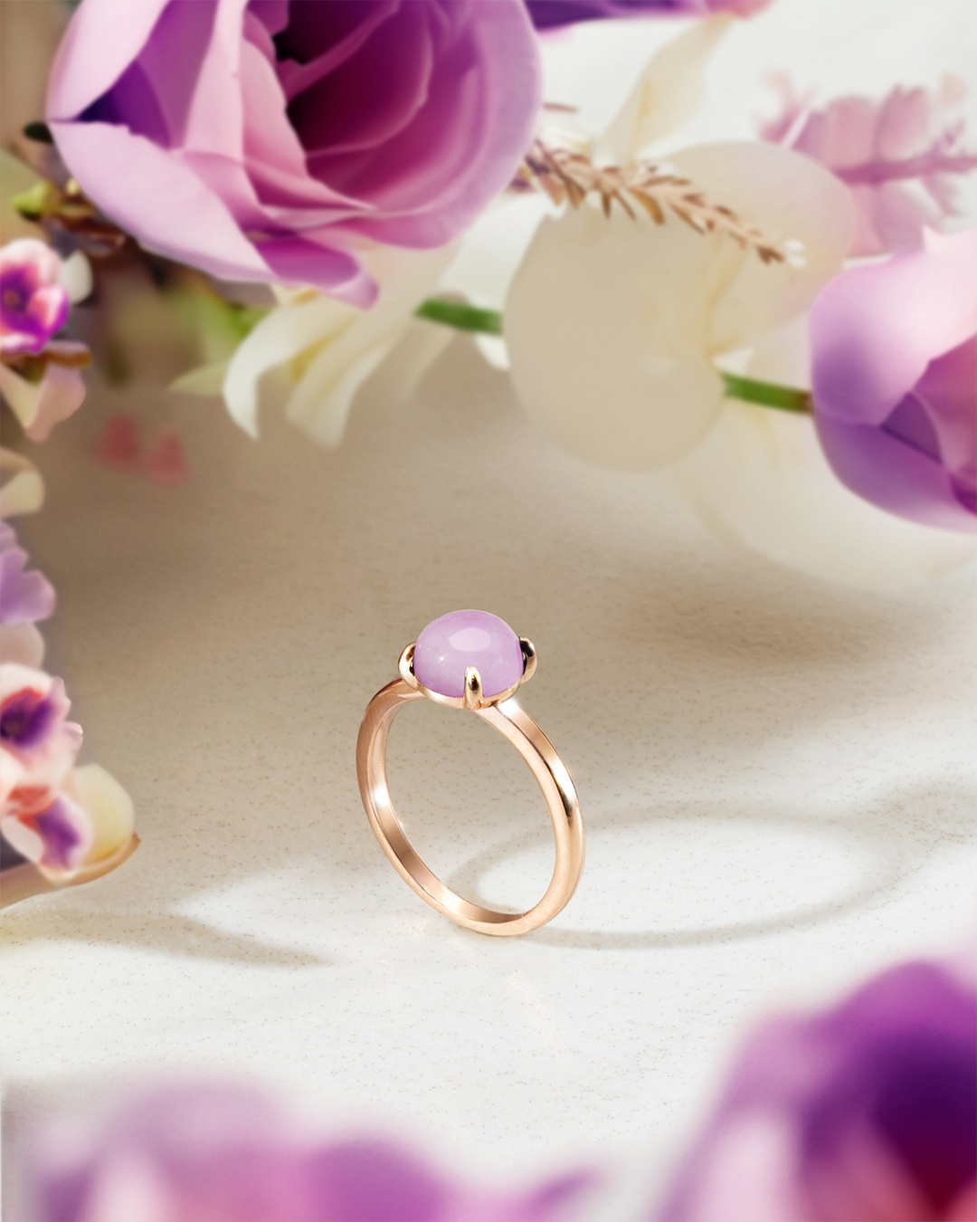 Packshot Anello Kunzite Taormia