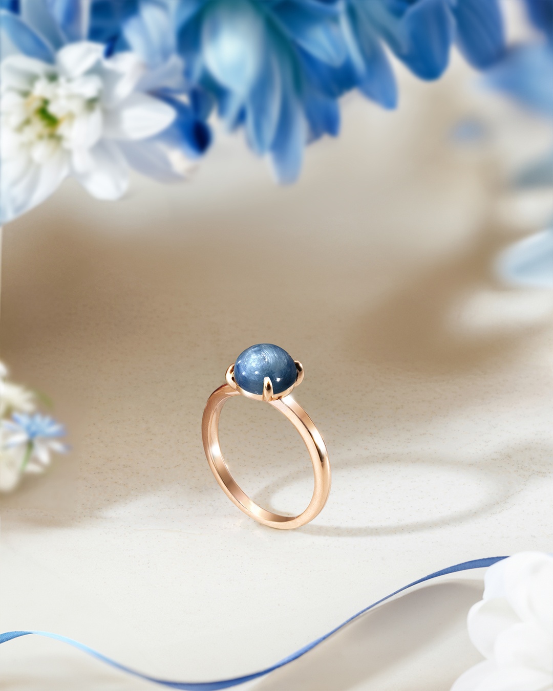 Anello Cianite Siennia
