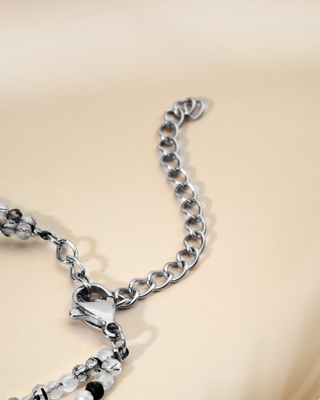 Packshot Bracciale Quarzo rutilato tormalinato Riminillo