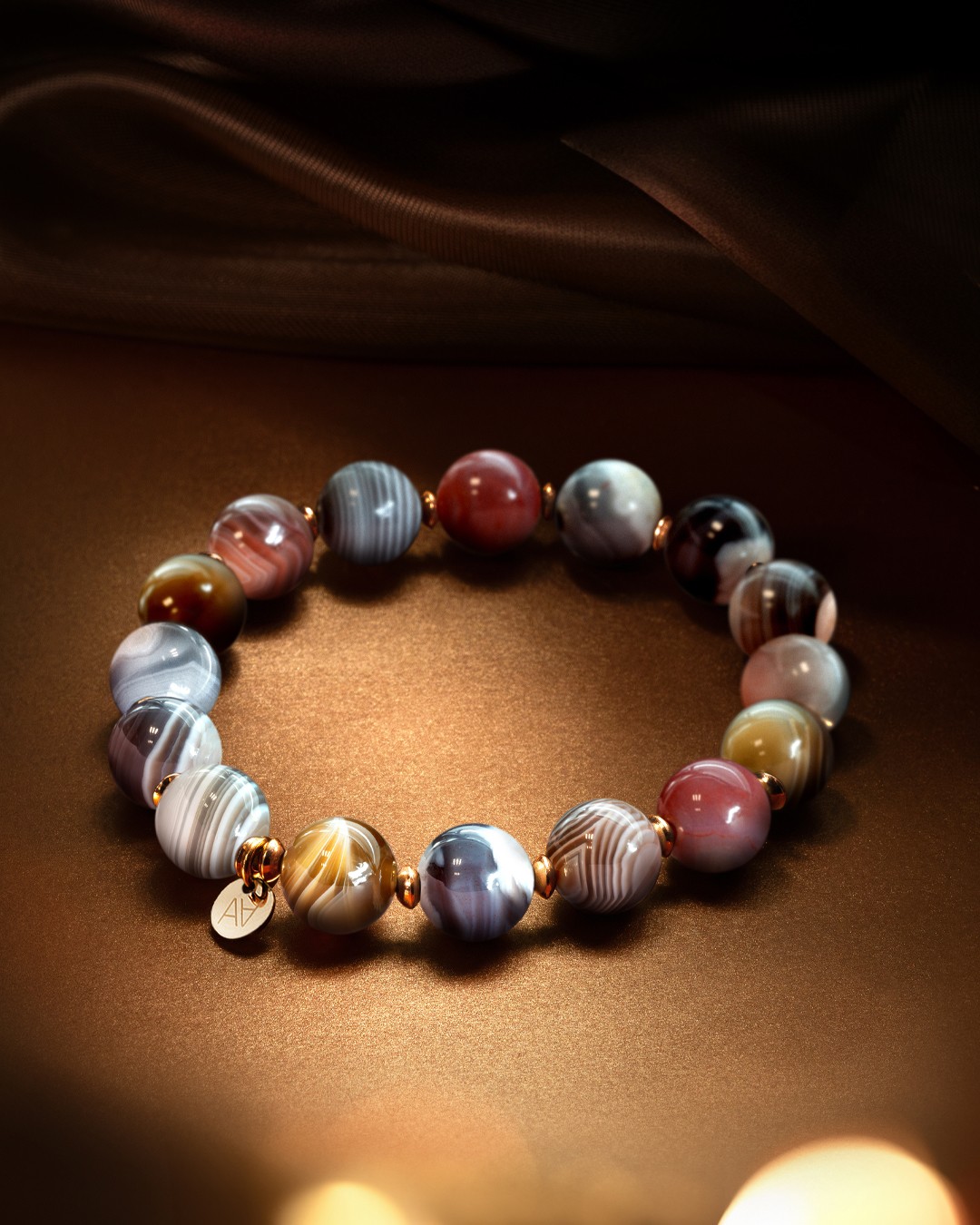 Packshot Bracciale Agata del Botswana Avellinora