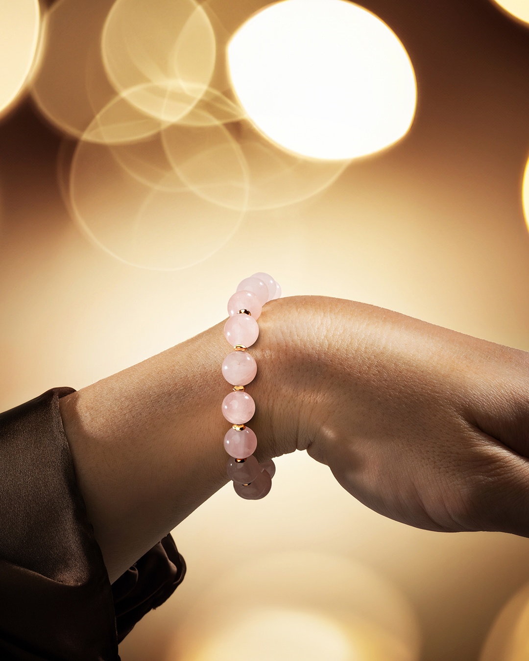 Bracciale Quarzo rosa Comissora