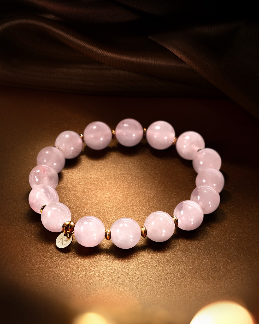 Packshot Bracciale Quarzo rosa Comissora