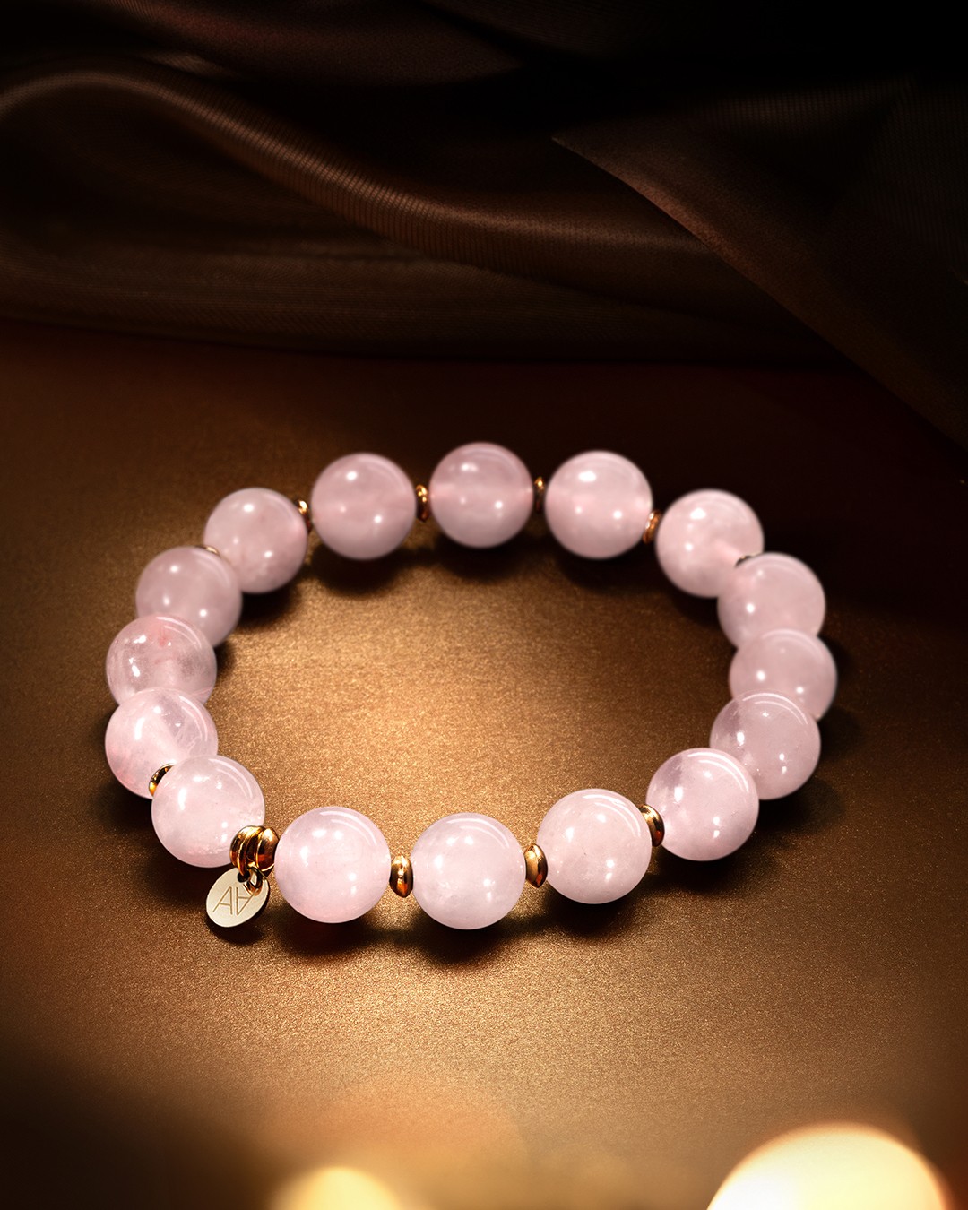 Packshot Bracciale Quarzo rosa Comissora