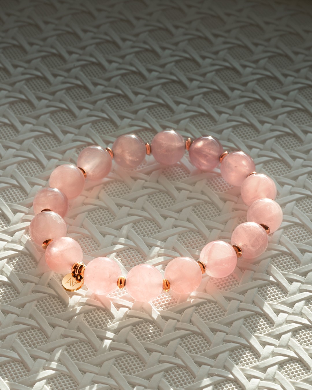Packshot Bracciale Quarzo rosa Comissora