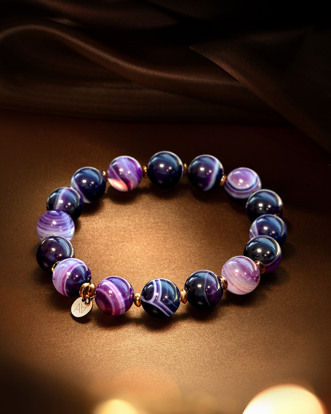 Bracciale Agata viola Callizzora