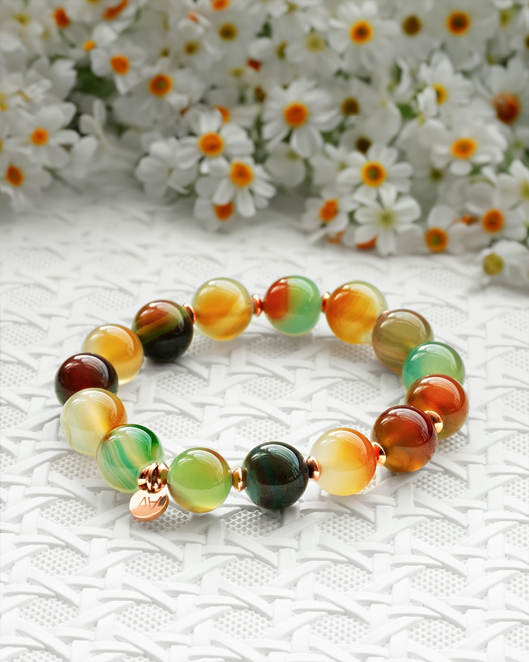 Packshot Bracciale Agata pavone Procidora