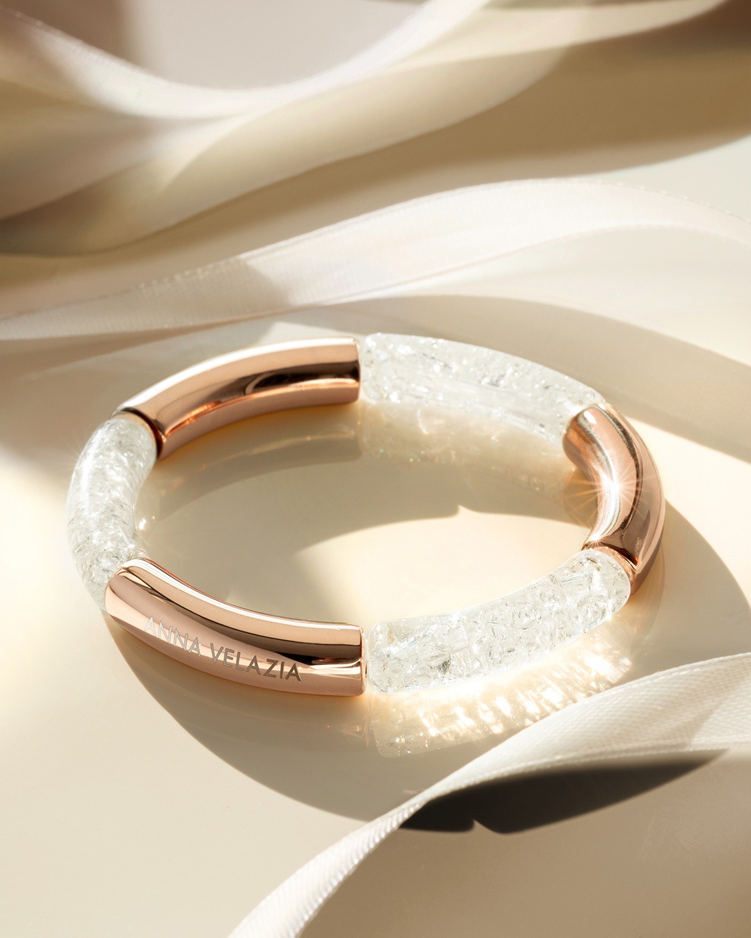 Packshot Bracciale Acetato  Cristallo incrinato Tanaro