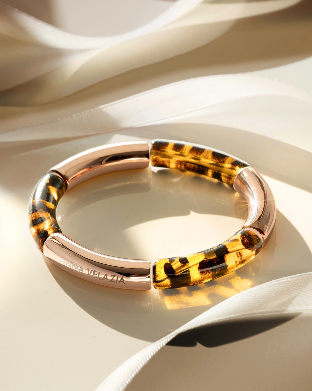Packshot Bracciale Acetato  Leopardo Livenzo