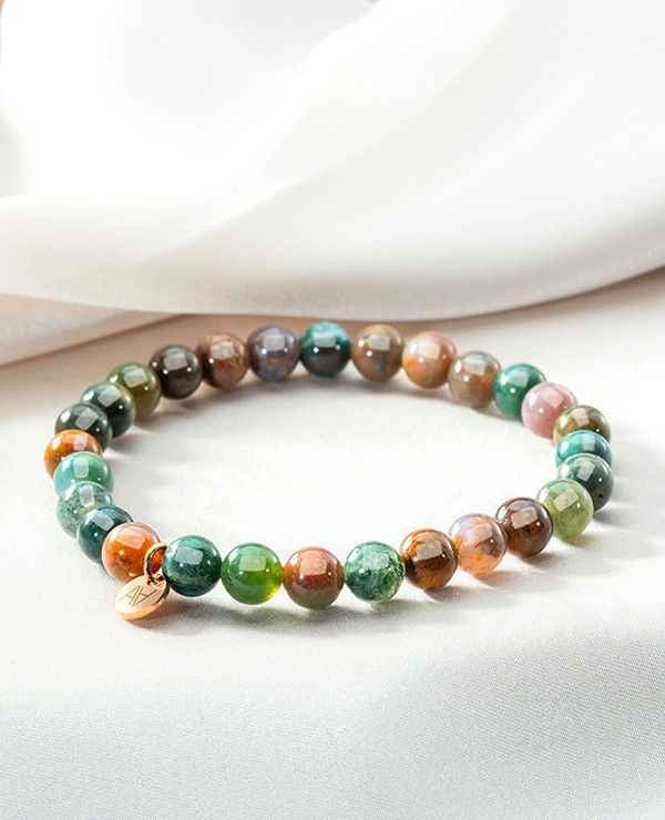 Bracelet agate indienne 6mm