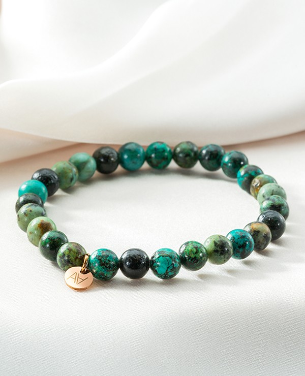 Bracelet turquoise Afrique 6mm