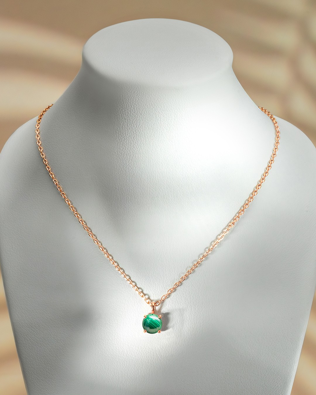 Packshot Ciondolo Malachite Venozio
