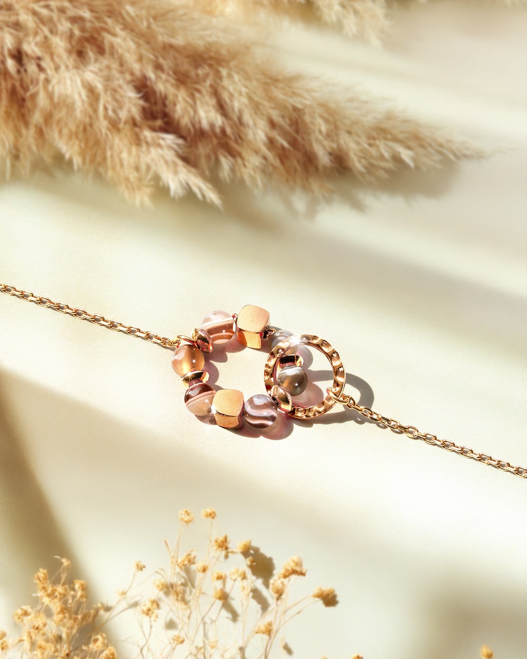 Packshot Bracciale  Agata del Botswana Savana