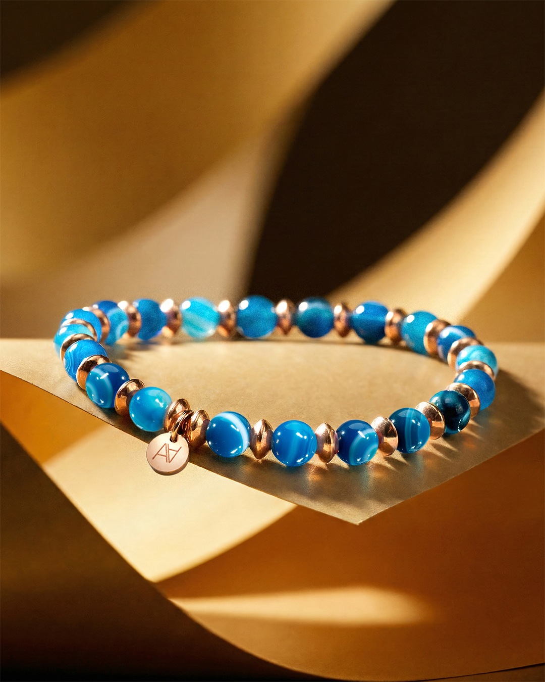 Bracciale Agata blu Azzurina