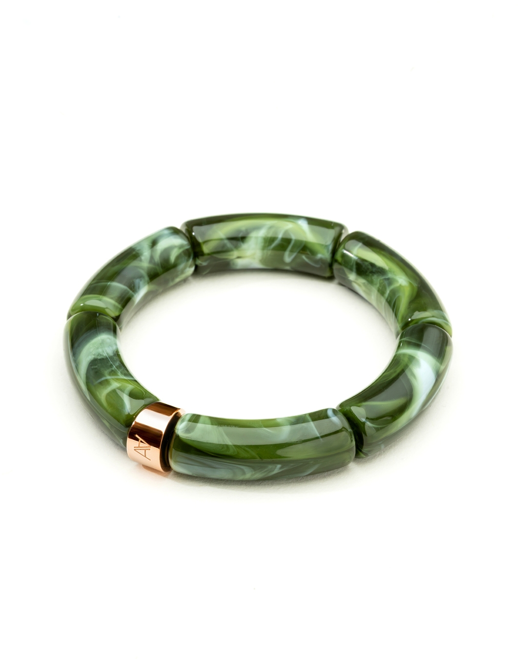 Packshot Bracciale Bagliori d’autunno verde scuro Rocca