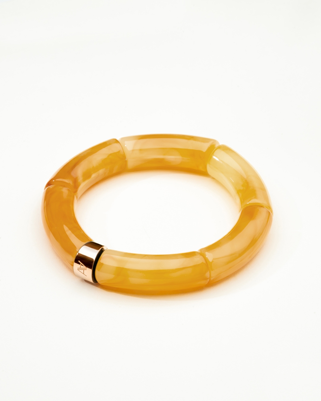 Packshot Bracciale Bagliori d’autunno Ambra miele Scapoli