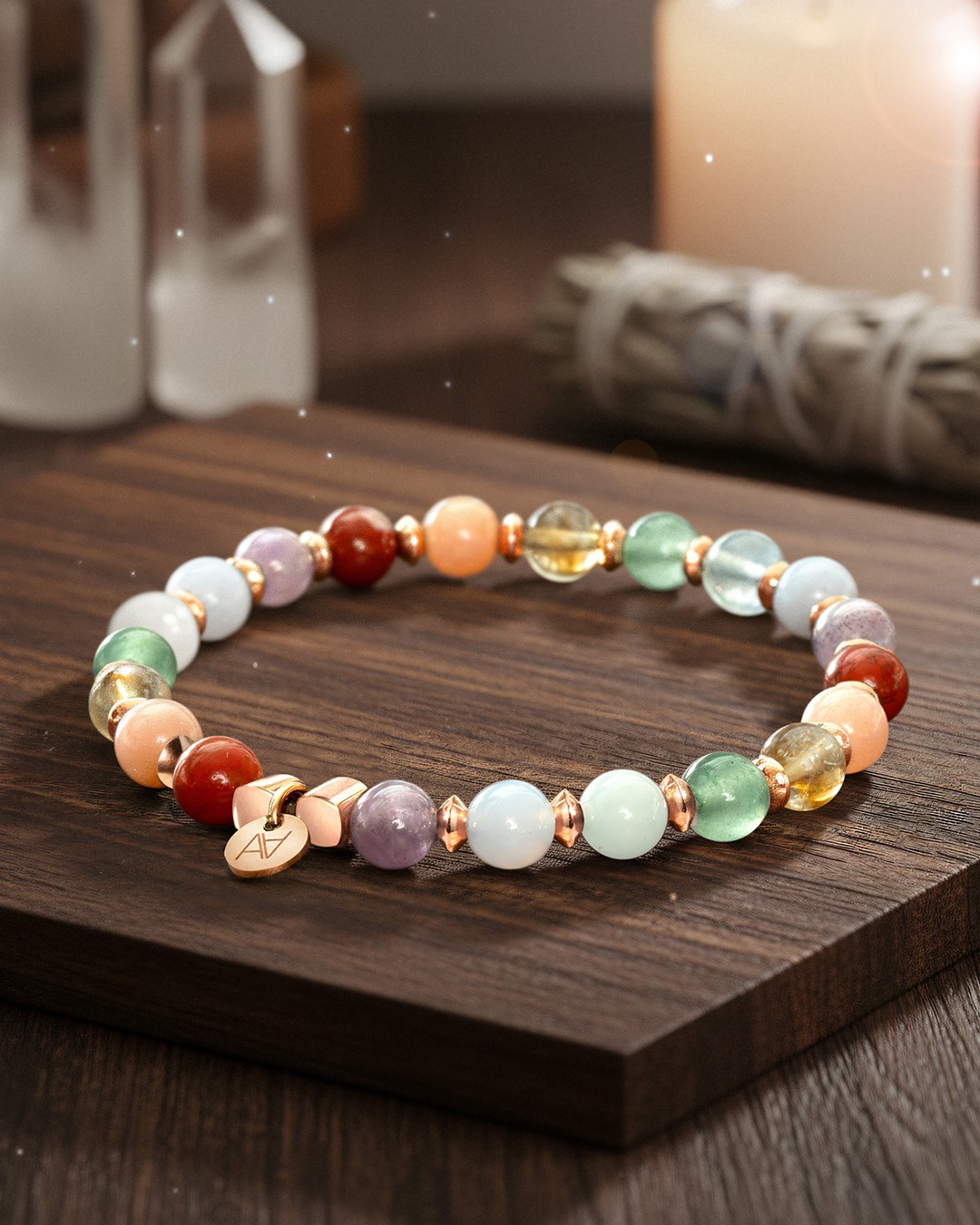 Bracciale Litoterapia 7 Chakra Armonia
