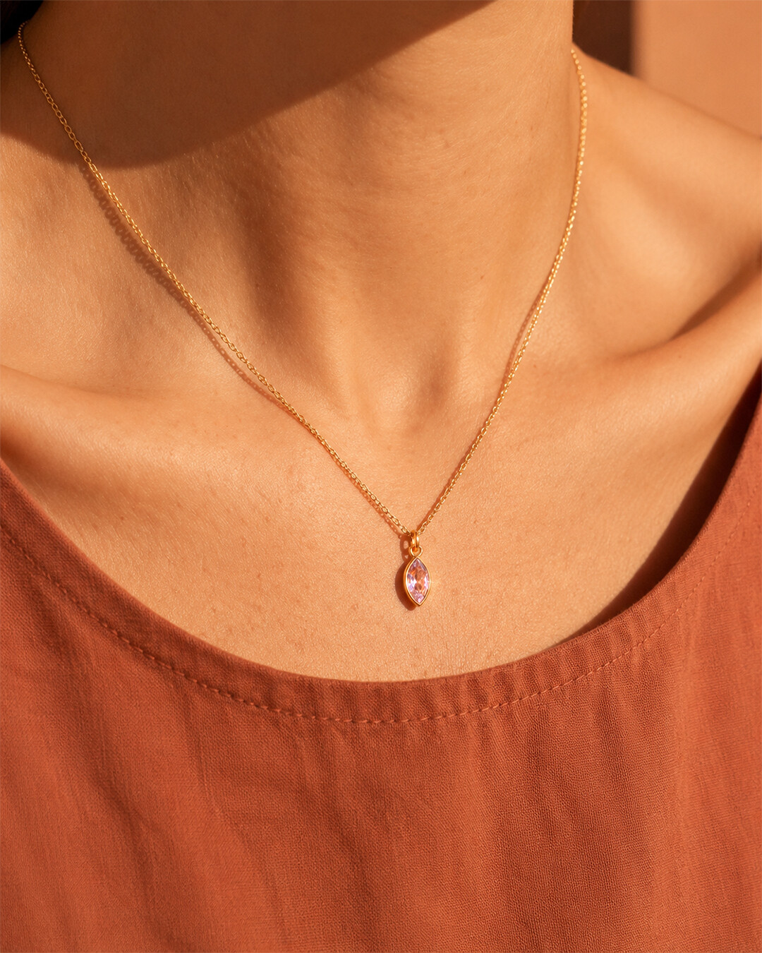 Ciondolo Zircone rosa Rosavitta
