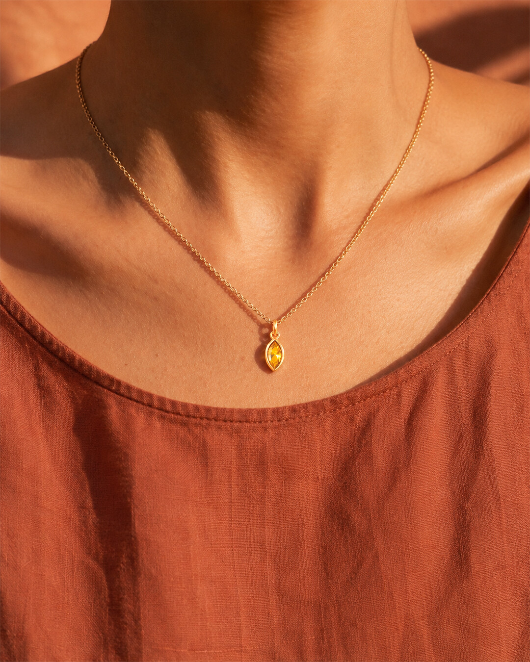 Ciondolo Zircone giallo Doravitta